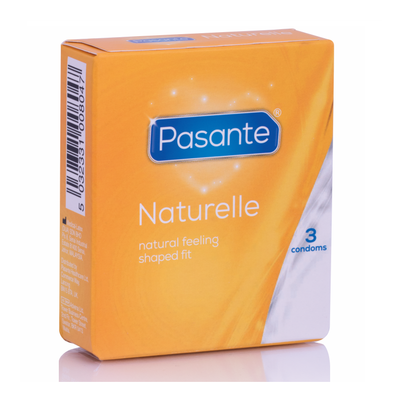 PASANTE - PRÉSERVATIF NATURELLE 3 PACK