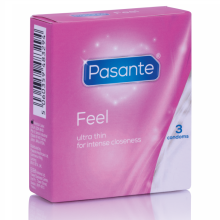 PASANTE - PRÉSERVATIFS SENSIBLES ULTRA MINCE 3 UNITÉS