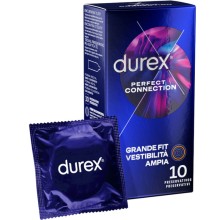 DUREX - CONEXÃO PERFEITA LUBRIFICAÇÃO EXTRA DE SILICONE 10