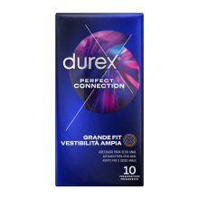 DUREX - CONEXÃO PERFEITA LUBRIFICAÇÃO EXTRA DE SILICONE 10