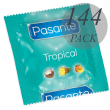 PASANTE - SACO TROPICAL DE PRESERVATIVOS 144 UNIDADES