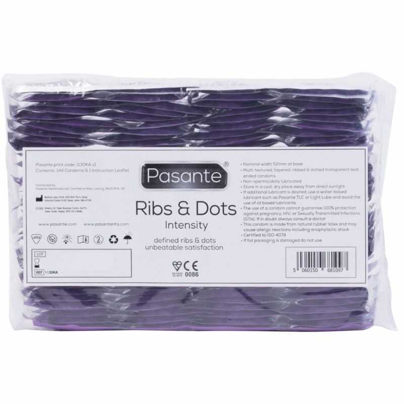 PASANTE - INTENSITY BULK MULTITEXTURED CONDOMS 144 UNITÀ PASANTE - INTENSITY BULK MULTITEXTURED CONDOMS 144 UNITÀ