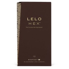 LELO - HEX CONDOMS RESPECT XL 12 PACK