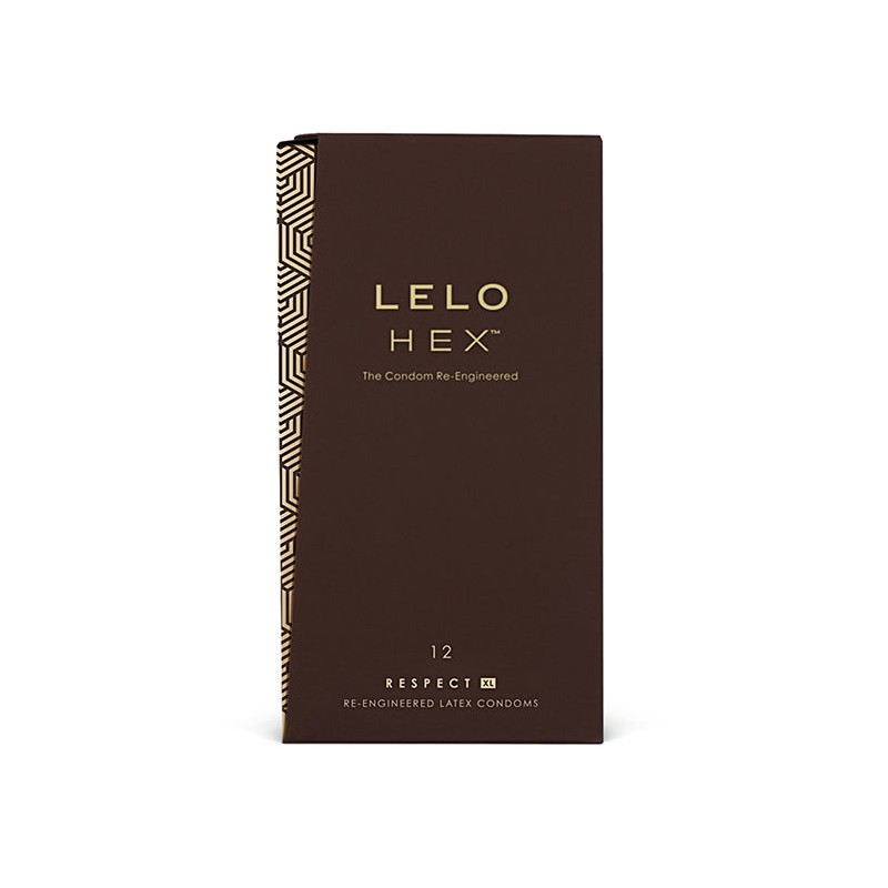 LELO - HEX CONDOMS RESPECT XL 12 PACK