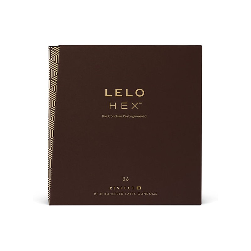 LELO - HEX CONDOMS RESPECT XL 36 PACK