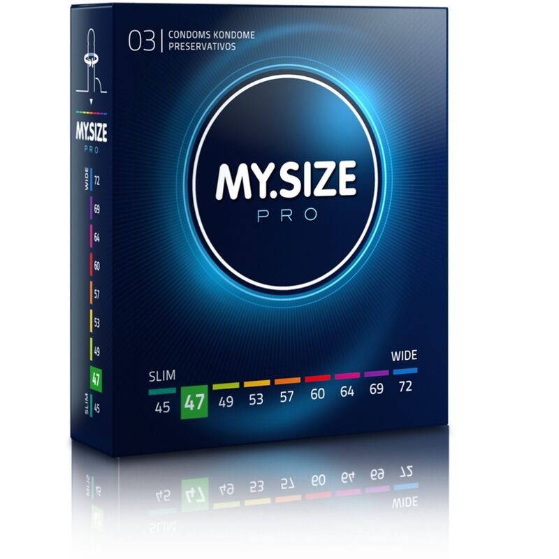 MY SIZE - PRO CONDOMS 47 MM 3 UNITS