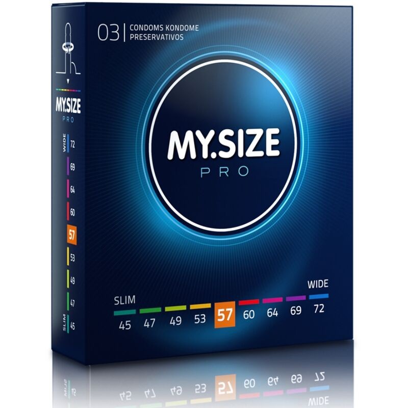 MY SIZE - PRO CONDOMS 57 MM 3 UNITS