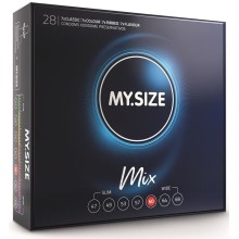 MY SIZE - MIX CONDOMS 60 MM 28 UNITS