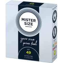 MISTER SIZE - PRESERVATIVO TAGLIA S 49 MM (3 UNITÀ)