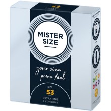 MISTER SIZE - KONDOMGRÖSSE M 53 MM (3 EINHEITEN)