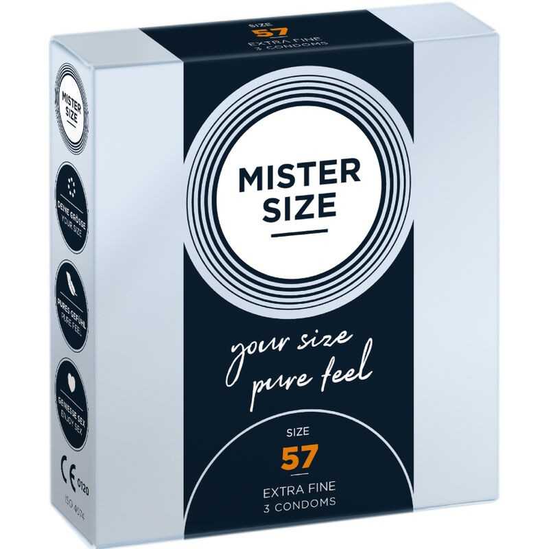MISTER SIZE - PRÉSERVATIF TAILLE L 57 MM (3 UNITÉS) MISTER SIZE - PRÉSERVATIF TAILLE L 57 MM (3 UNITÉS)
