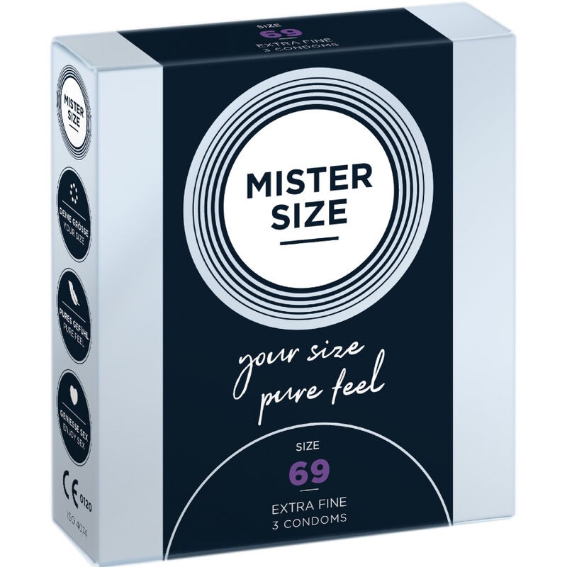 MISTER SIZE - PRÉSERVATIFS TAILLE XXXL 69 MM (3 UNITÉS)