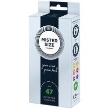 MISTER SIZE - PRÉSERVATIFS TAILLE XS 47 MM (10 UNITÉS)