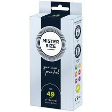 MISTER SIZE - CONDOM SIZE S 49 MM (10 UNITS)