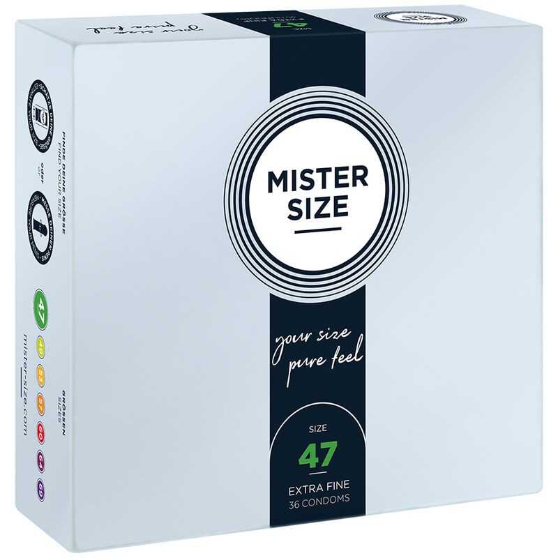 MISTER SIZE - CONDOMS SIZE XS 47 MM (36 UNITS)