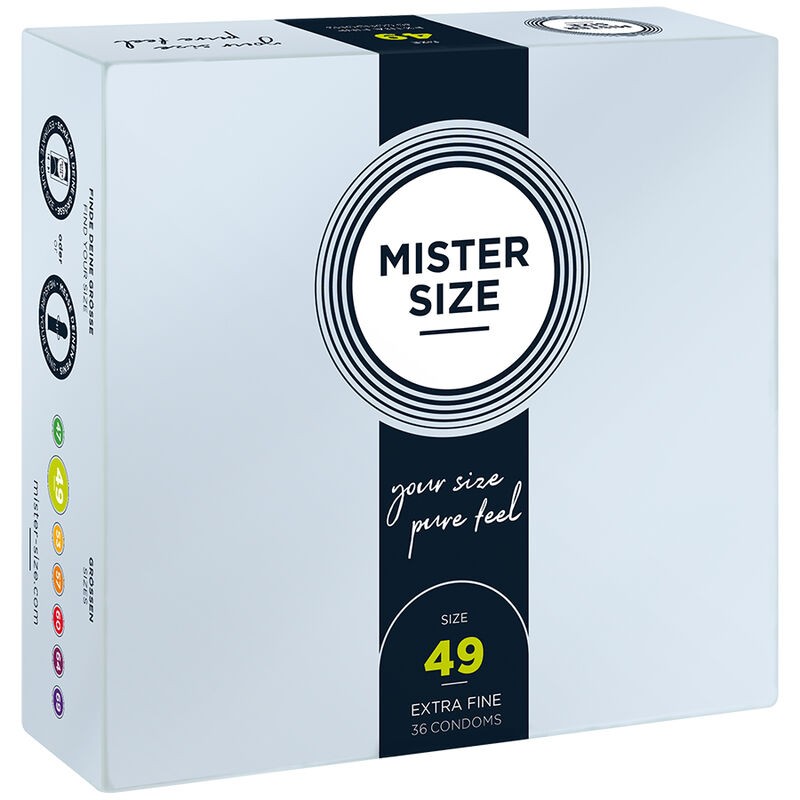 MISTER SIZE - PRESERVATIVO TAGLIA S 49 MM (36 UNITÀ)