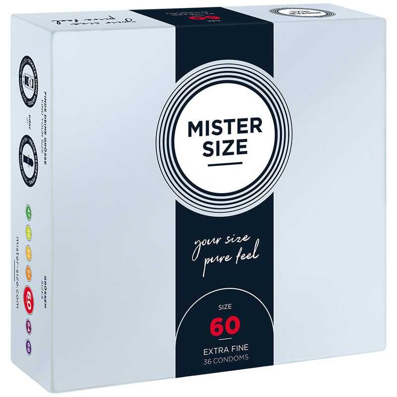 MISTER SIZE - CONDOM SIZE XL 60 MM (36 UNITS)