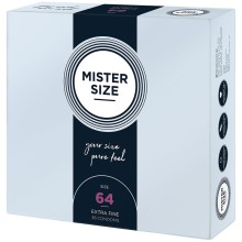 MISTER SIZE - CONDOMS SIZE XXL 64 MM (36 UNITS)