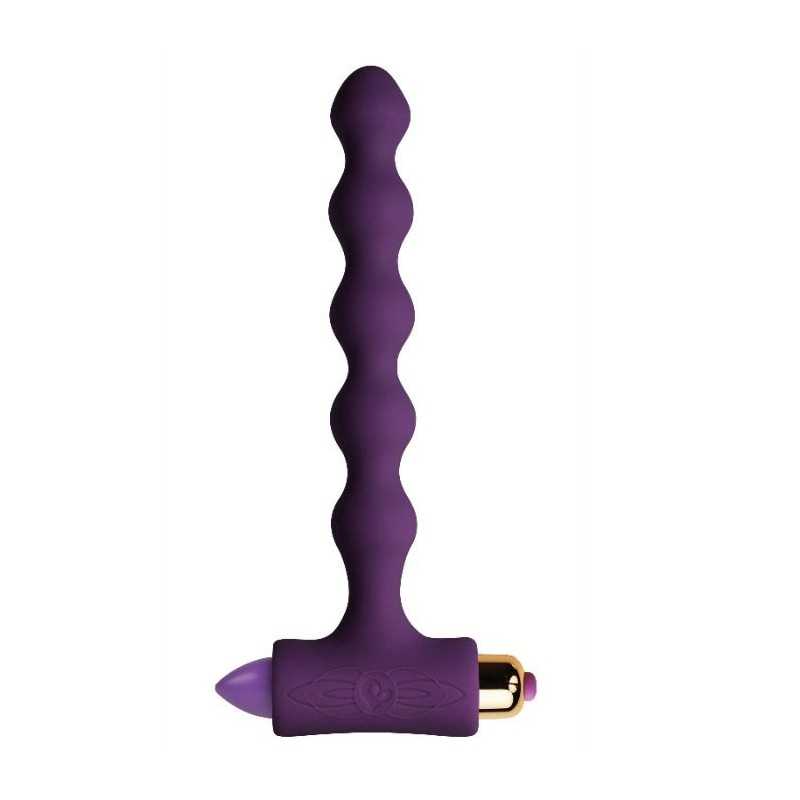 ROCKS-OFF - ANAL PLUG WITH VIBRATION AND RIVERLES PETITE SENSATIONS PEARLS