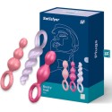 SATISFYER - ANALPLUGS SET 3 ST TRICOLOR