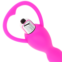 OHMAMA - STIMOLATORE ANALE CON VIBRAZIONE FUCSIA