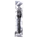 ALL BLACK - DUSCHE ANAL KLAPPBARES SILIKON 27 CM