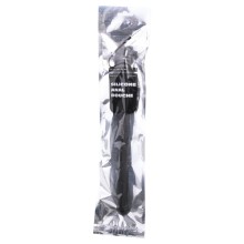 ALL BLACK - DUSCHE ANAL KLAPPBARES SILIKON 27 CM