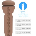 KIIROO - FEEL STROKER EXTRA TIGHT BUTT MID BROWN