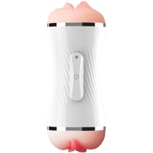 ARMONY - DOUBLE VAGINA MOUTH VIBRATOR MASTURBATOR WHITE