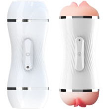 ARMONY - DOUBLE VAGINA MOUTH VIBRATOR MASTURBATOR WHITE