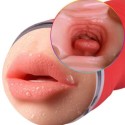 ARMONY - DOUBLE VAGINA MOUTH RED MASTURBATOR