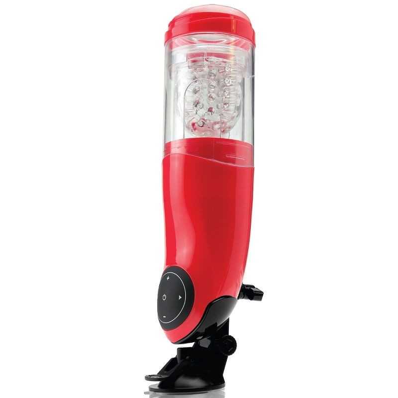 EXTREME TOYZ - PDX MEGA BATOR USB MALE MASTURBATOR MOUTH RED