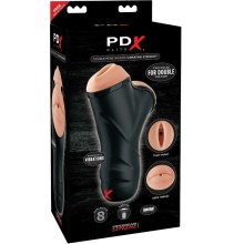 PDX ELITE - STROKER VIBRANTE A DOPPIA PENETRAZIONE