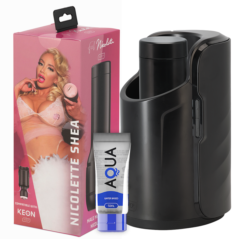 KIIROO - KEON + FEEL NICOLETTE SHEA STROKER + LUBRIFIANT DE KIIROO - KEON + FEEL NICOLETTE SHEA STROKER + LUBRIFIANT DE