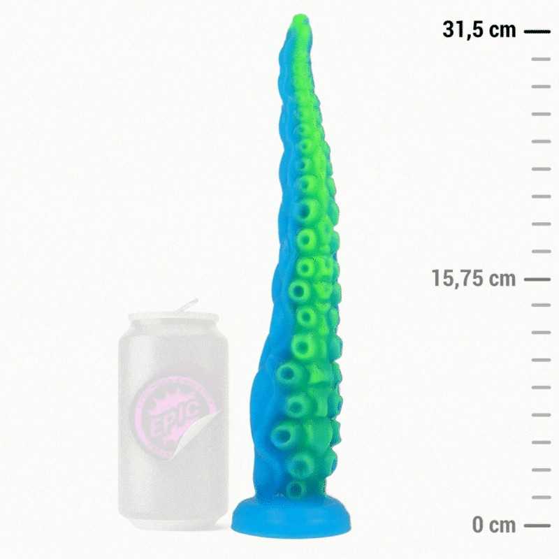 EPIC - DILDO FLUORESCENTE CON TENTACOLI SOTTILI DI SCYLLA DIMENSIONI GRANDI