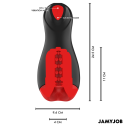 JAMYJOB - CORE-X AUTOMATISCHER MASTURBATOR 5 SAUGBAND VIBRATIONSMODI