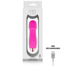 DOLCE VITA - AUFLADBARER VIBRATOR DREI ROSA 7 GESCHWINDIGKEITEN