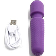 ARMONY - YOUR MAGIC MASSAGER VIBRATOR WIEDERAUFLADBAR 10 VIBRATIONEN STAB PUNKTE LILA