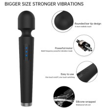 ARMONY - X POWER GROSSER MASSAGER VIBRATOR 7 VIBRATIONEN SCHWARZ