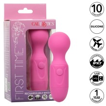 CALEXOTICS - FIRST TIME RECHARGEABLE MASSAGER 10 VIBRATIONS PINK