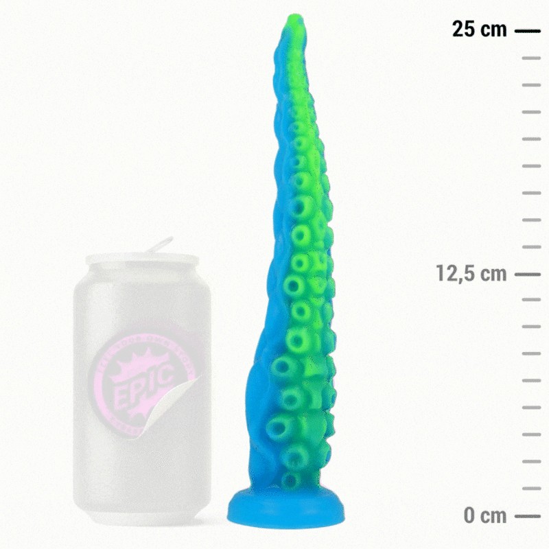 EPIC - SCYLLA FLUORESCENTE TENTCULO FINO DILDO TAMANHO PEQUENO