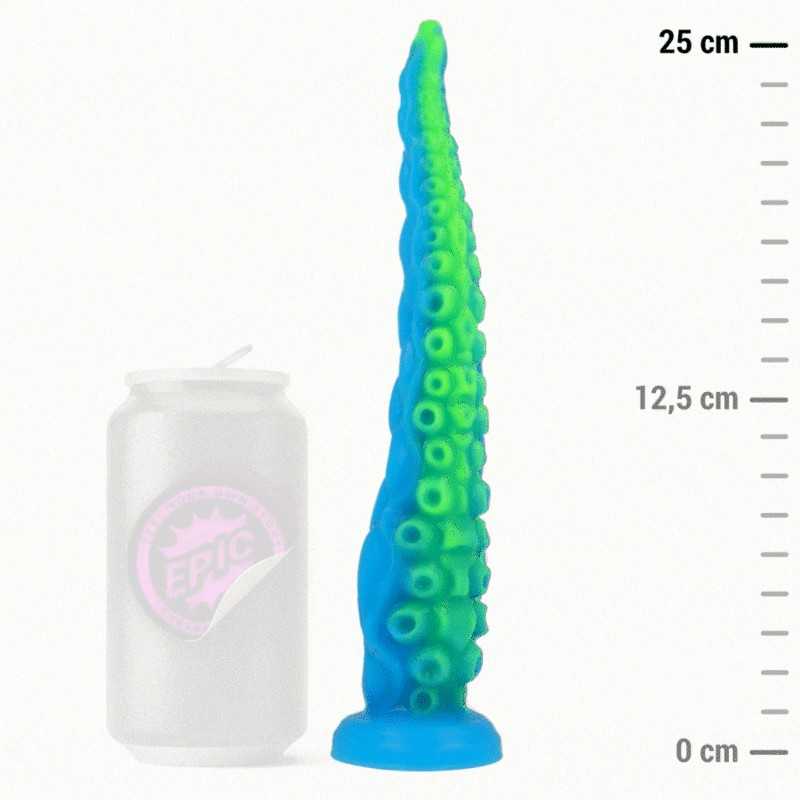 EPIC - SCYLLA FLUORESZIERENDER DÜNNER TENTAKEL-DILDO, KLEINE
