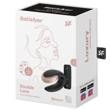 SATISFYER - VIBRATORE DOUBLE LOVE PARTNER DI LUSSO NERO