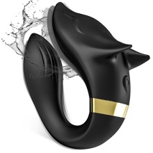 ARMONY - FOX VIBRATOR FOR COUPLES REMOTE CONTROL BLACK