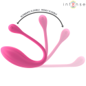 INTENSE - JANICE U VIBRATOR DOPPELTE STIMULATION 10 VIBRATIONEN ROSA FERNBEDIENUNG