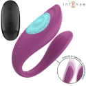 INTENSE - ANNIE VIBRADOR EM FORMA DE U E ESTIMULADOR ROXO