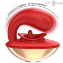 INTENSE - MARIAH VIBRATOR STIMULATOR IN U-FORM 10 VIBRATIONEN ROT