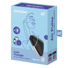 SATISFYER CONNECT LIEBE DREIECK - SCHWARZ