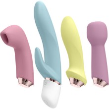 SATISFYER - MARVELOUS FOUR ENSEMBLE VIBRATEUR ET AIR PULSE