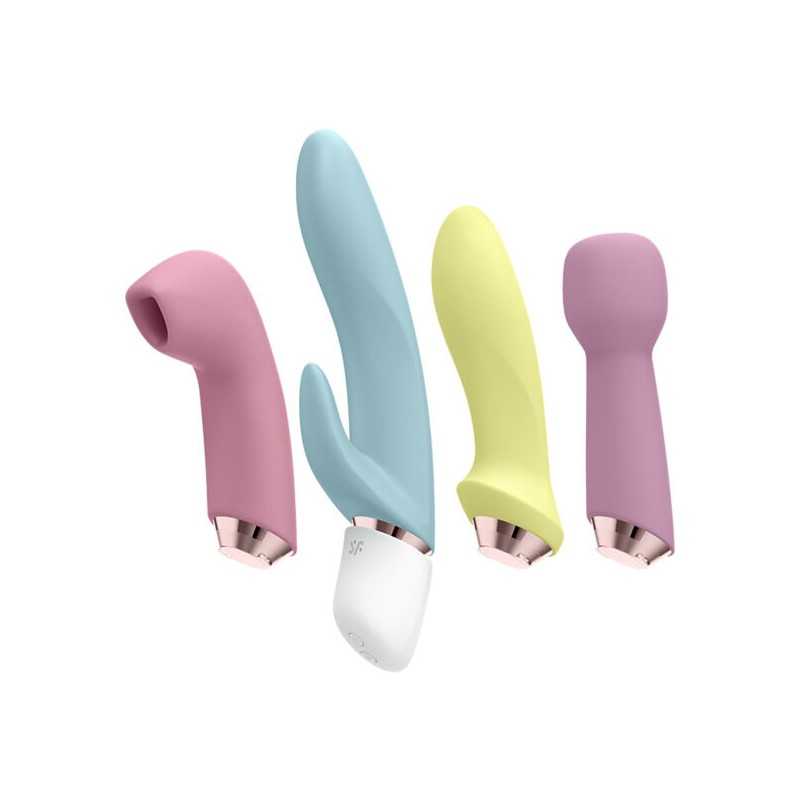 SATISFYER - MARVELOUS FOUR VIBRATOR AIR PULSE SET